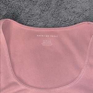 AE pink/purple crop top